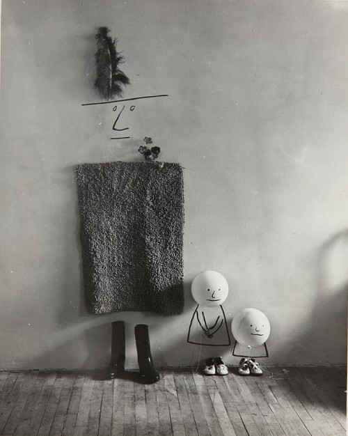 lamelancoly: Saul Steinberg- Untitled [Mother and Children], 1950