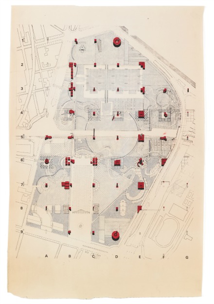 Bernard Tschumi Architects – Esquisse pour les Folies de La Villette