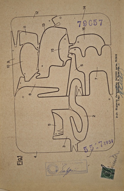Enzo Mari — 16 Animali Puzzle for Danese Milano