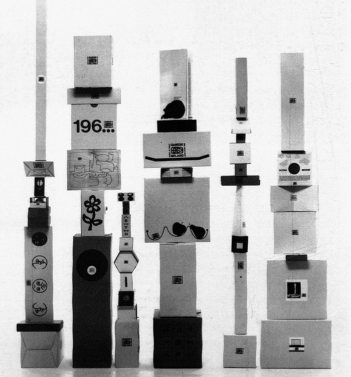 Enzo Mari, Bruno Munari — Danese boxes and packaging