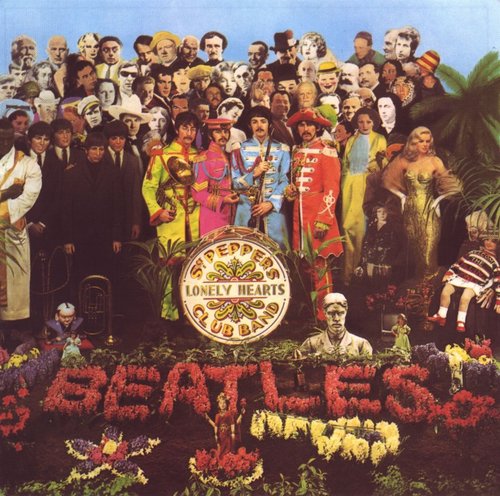 The Beatles — Sgt. Pepper's Lonely Hearts Club Band (1967) Installation: Peter Blake Photography: Michael Cooper
