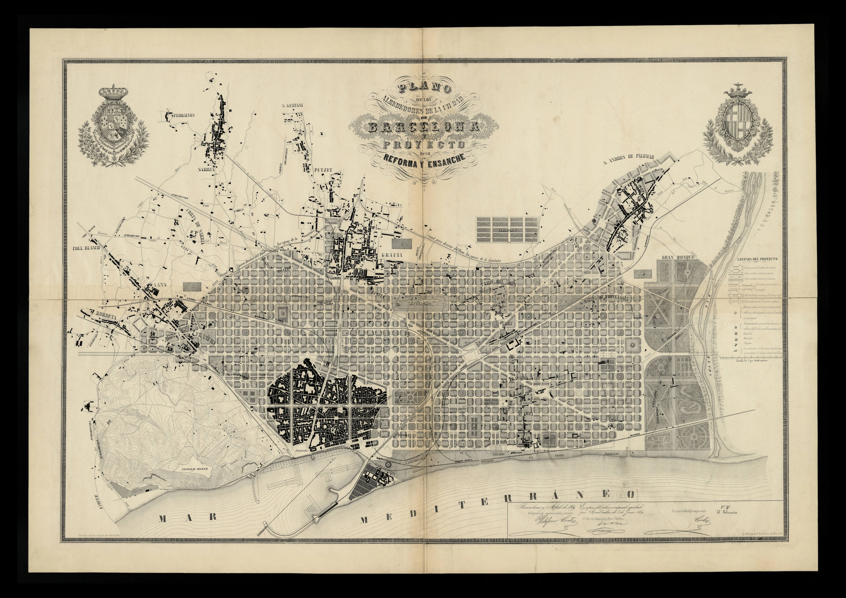 Barcelona Design Museum Cerdà Plan